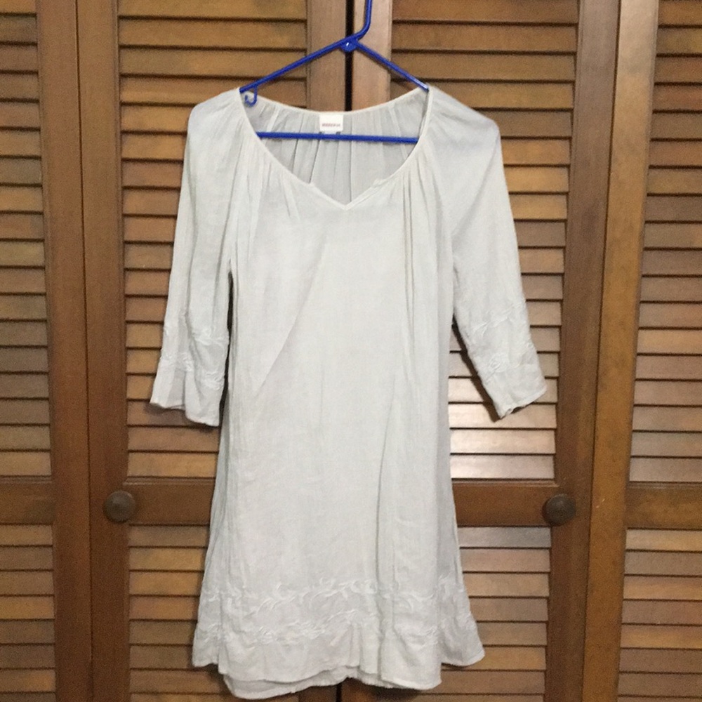 Tan laced dress
